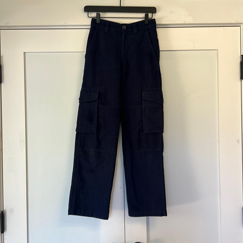 Aritzia Tna Navy cargo pants